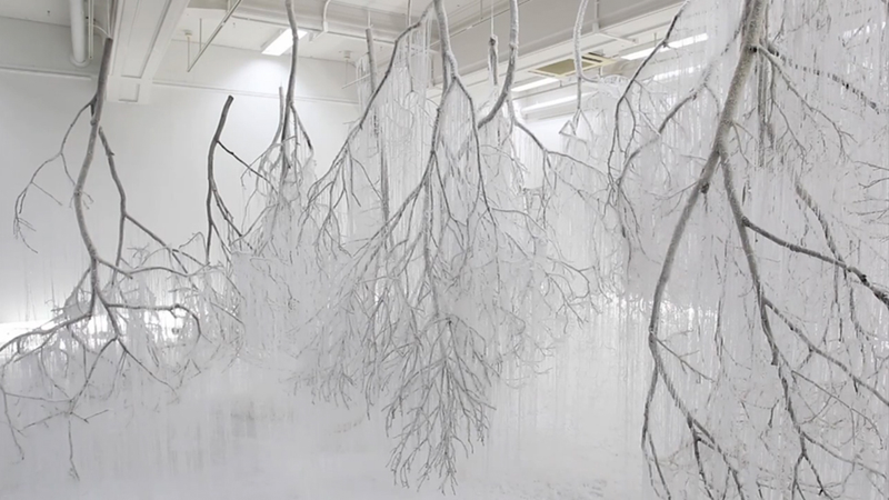 Illustration for article titled A Crap Ton of Hot Glue Went Into This Beautiful Snowscape